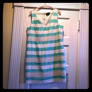 Blue and White Summer Dress